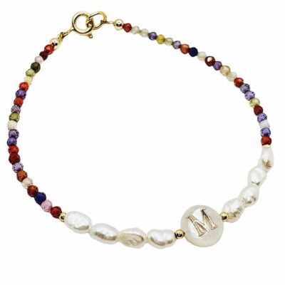 Pulsera Multicolor Inicial Pulsera Multicolor Inicial