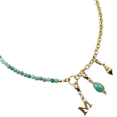 Collar Amazonita Mix Charms Collar Amazonita Mix Charms