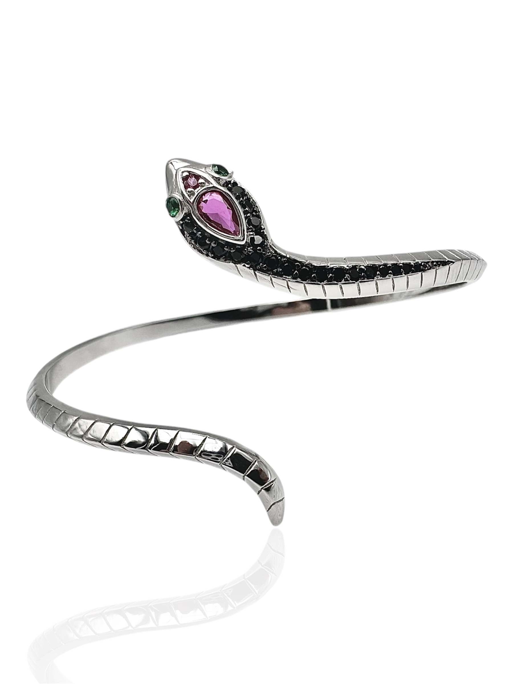 Brazalete Cobra Real plata de ley Brazalete Cobra Real plata de ley