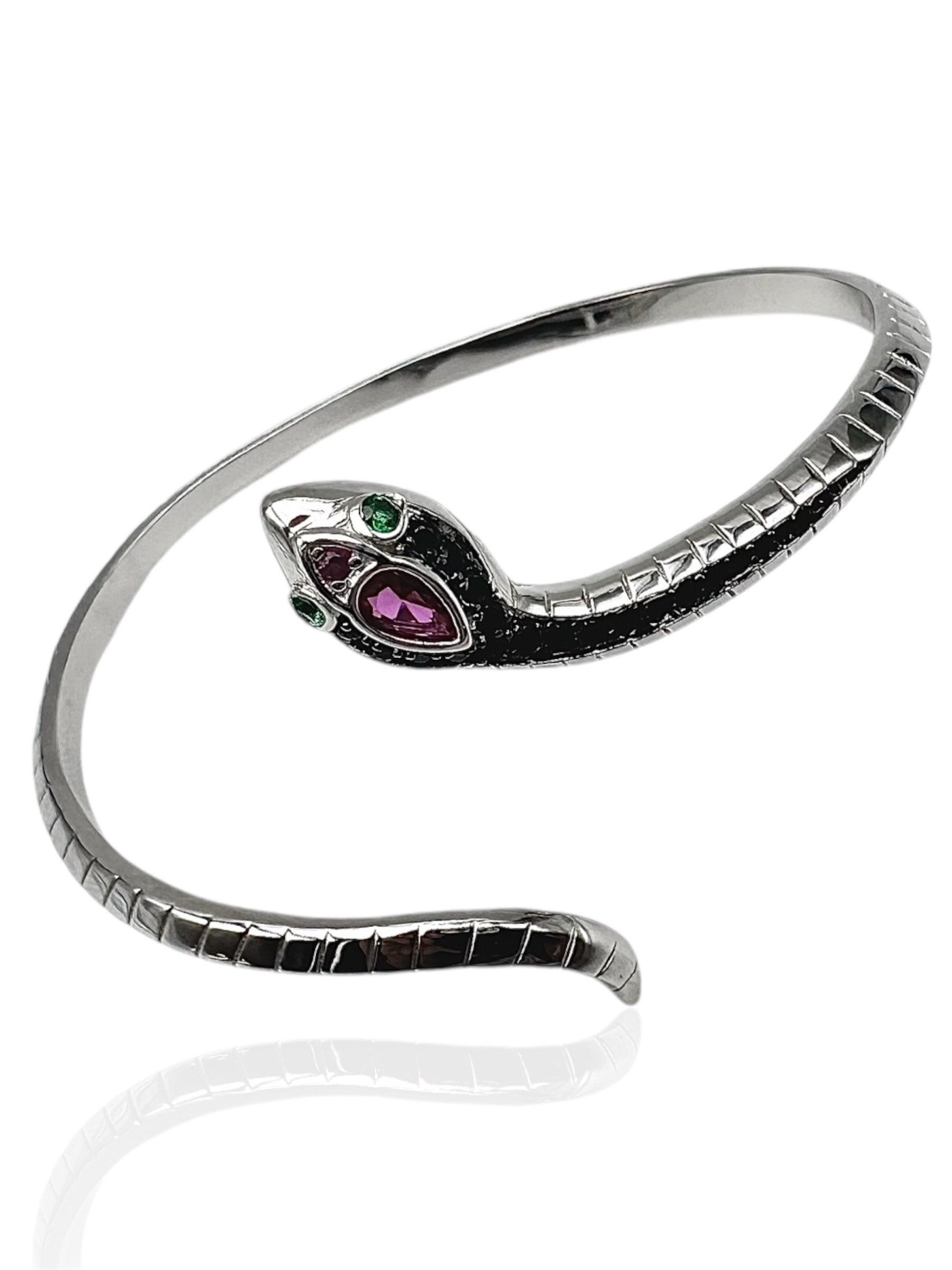 Brazalete Cobra Real plata de ley Brazalete Cobra Real plata de ley - Imagen 2